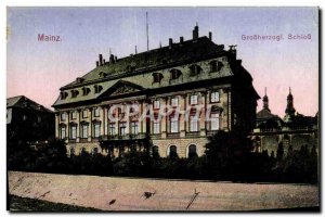 Old Postcard Schloss Mainz Grobherzogl