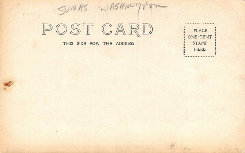 LP12  Sumas  Washington RPPC Postcard Mt. Baker 