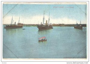 Ships, Le Canal, Port Said, Egypt, Africa, 1900-1910s