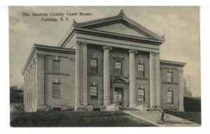 NY - Corning. Steuben County Courthouse ca 1906