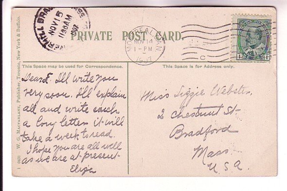 Chateau Frontenac, Quebec, Used 1907