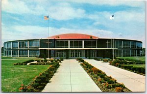 VINTAGE POSTCARD THE CATHEDRAL OF TOMORROW AT CUYAHOGA FALLS OHIO POSTED 1971