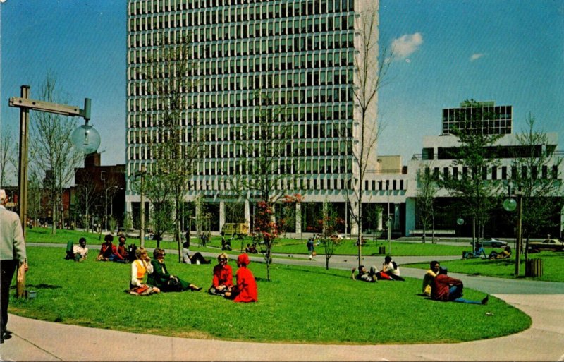 Georgia Atlanta Downtown Park Scene