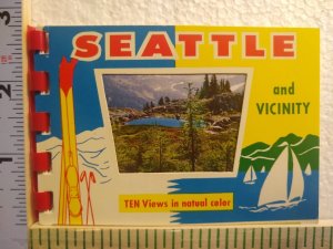 Postcard Folder Seattle and Vicinity, Seattle, Washington