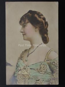 Actress MISS MILLIE LEGARDE c1905 GLITTERED RP by Raphael Tuck P 834