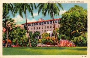 Hawaii Honolulu Army and Navy Y M C A Building Curteich