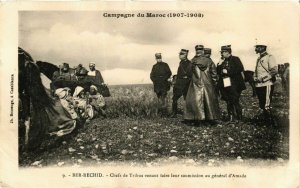 CPA AK MAROC BER-RECHID - Chefs de Tribus venat faire leur soumission (199323)