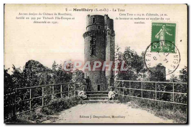 Montlhery - La Tour - Castle Children - Old Postcard