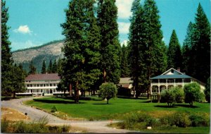 Vtg California CA Wawona Hotel Yosemite National Park 1960s View Postcard