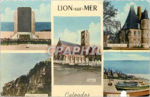 Modern Postcard Lion sur Mer Calvados
