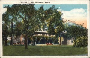 Greenwich Connecticut CT Rosemary Hall 1900s-20s Vintage Postcard