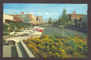 GRAND JUNCTION COLORADO DOWNTOWN STREET SCENE OLD CARS  VINTAGE POSTCARD