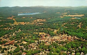 New Hampshire Franklin Aerial View 1965