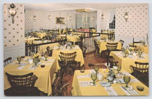 Stowe Vermont~Green Mountain Inn & Motel Interior~Dining Room~1960s Postcard