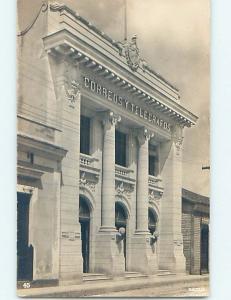 Pre-1930 rppc CORREOS Y TELEGRAFOS BUILDING country of Spain HM1381