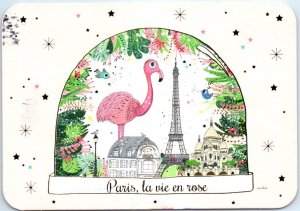 Postcard - Life in pink - Paris, France