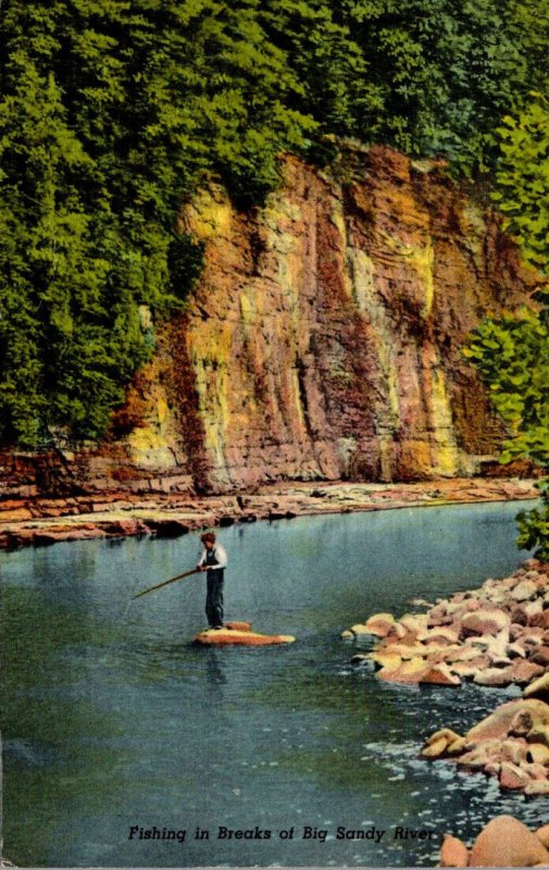 Kentucky Elkhorn City Fishing In Breaks Of Big Sandy River