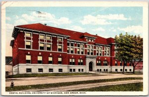 Ann Arbor Michigan MI, 1916 Dental Building, University Of Michigan, Postcard