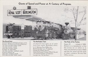 Chicago World's Fair 1933 The Royal Scot and Burlington Locomotives