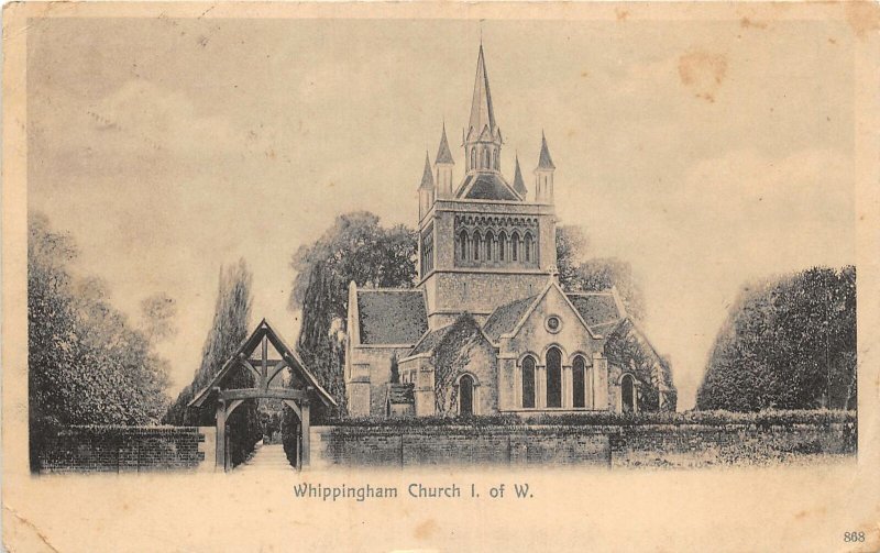 uk51398 whippingham church isle of wight real photo uk