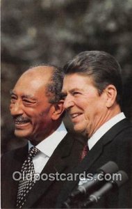 President Reagan Egyptian President Anwar Sadat Unused 