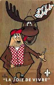 Montreal Canada Montreal Moose hunter Brillon  Postcard 24-10759