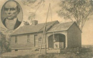 Franklin New Hampshire Home of Daniel Webster Sepia Postcard Unused