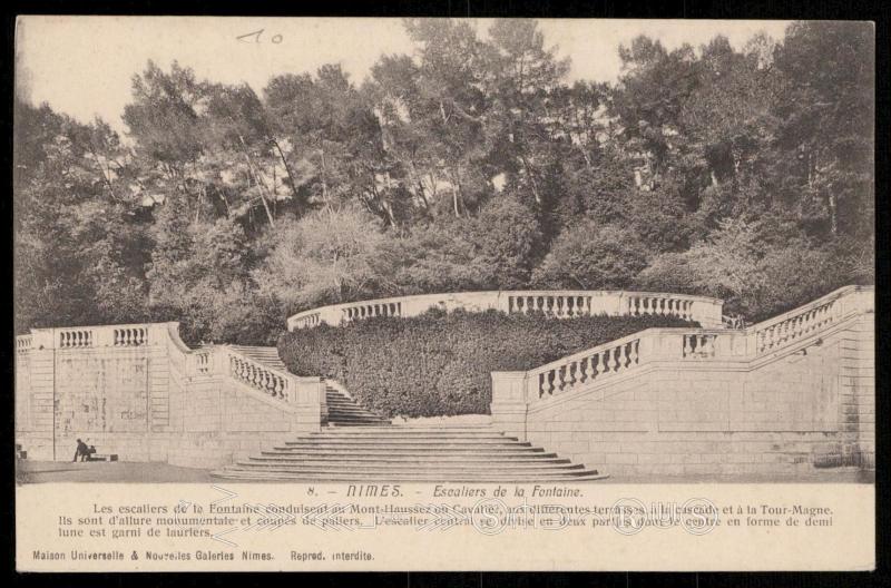 Nimes - Escalier de la Fontaine