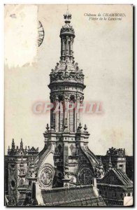 Old Postcard Chateau de Chambord Fleche Lantern