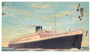 General Steam Navigation Co Ltd of Greece Greek Line TSS Neptunia Boat Postcard