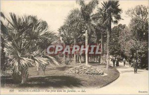 Old Postcard Monte Carlo for Jack in the Gardens