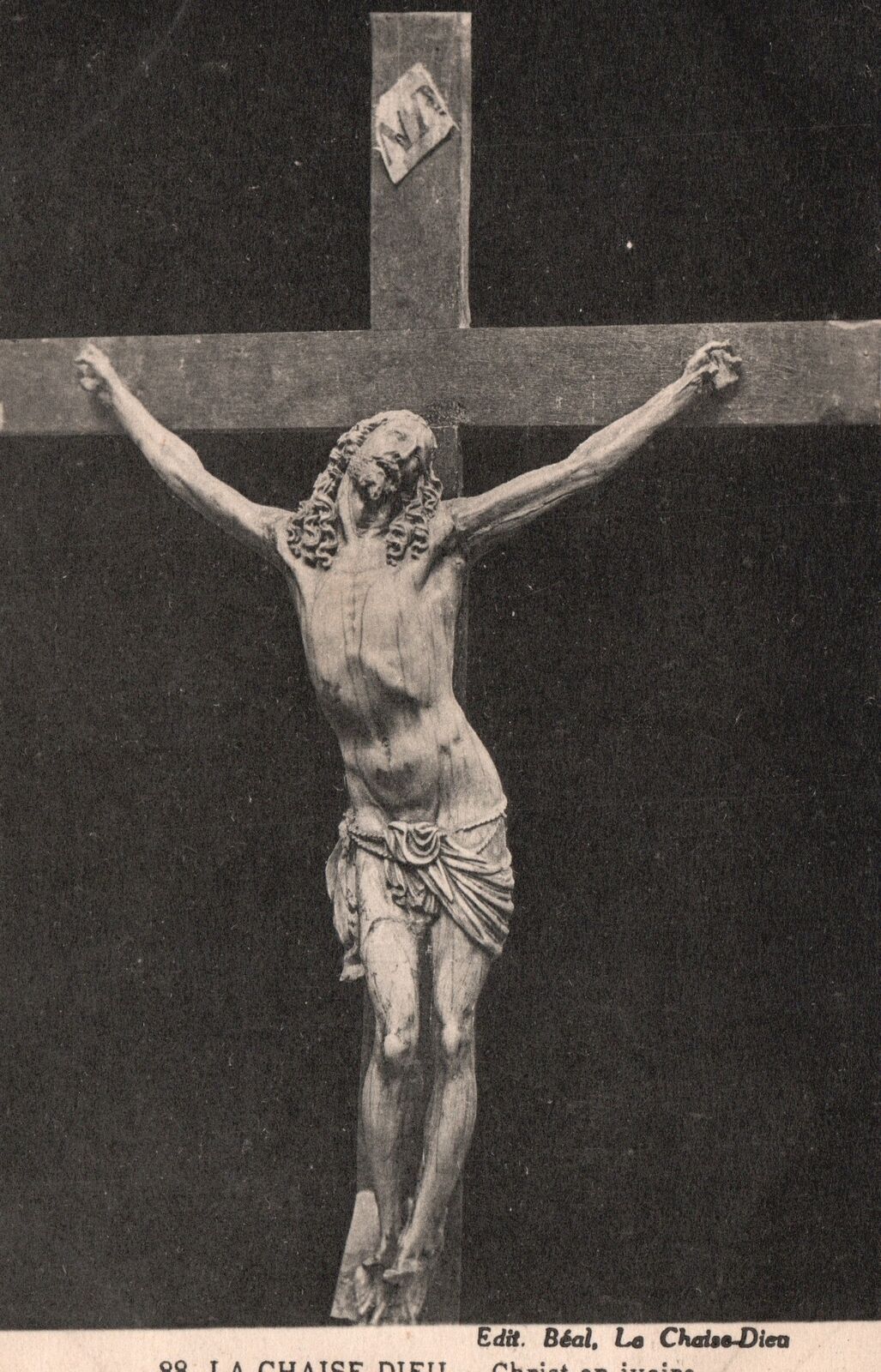 Postcard 1910s La Chaise Dieu Cross Crucifix Jesus Christ Crucified ...