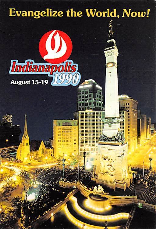 Indianapolis 1990 Indianapolis, Indiana IN | United States - Indiana -  Indianapolis, Postcard