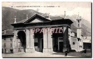 Old Postcard Saint Jean De Maurienne La Cathedrale LL