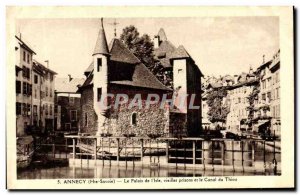 Old Postcard Annecy The Palais de l & # 39lsle old prisons and the Canal du T...