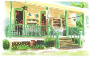 Books To Be Red North Carolina Shop Store Oil Painting Postcard