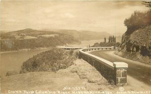 Oregon Crown Point Columbia River #384 RPPC Photo 1920s Postcard 22-7260