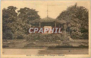 'Old Postcard Metz L''Esplanade The Music Kiosk'