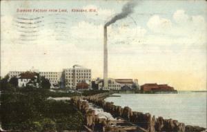 Kenosha WI Simmons Factory c1910 Postcard