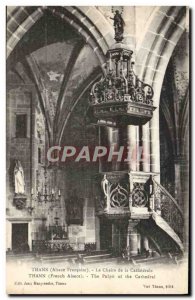 Old Postcard Thann The Chair De La Cathedrale