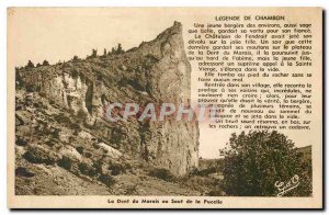 Old Postcard The Legend of Chambon Dend Marais or skip the Maid