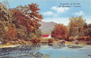 AZORES PORTUGAL~ST MICHAEL'S-A GARDEN AT FURNAS POSTCARD