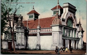 c1910 OGDEN UTAH MORMON TABERNACLE EARLY UNPOSTED POSTCARD 14-74