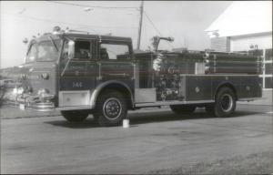 Sandwich Cape Cod MA Fire Engine #2 & Station Real Photo Postcard