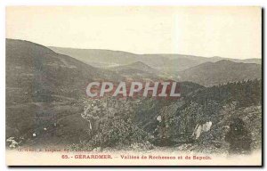 Old Postcard Gerardmer Vallee Tochesson and Sapois