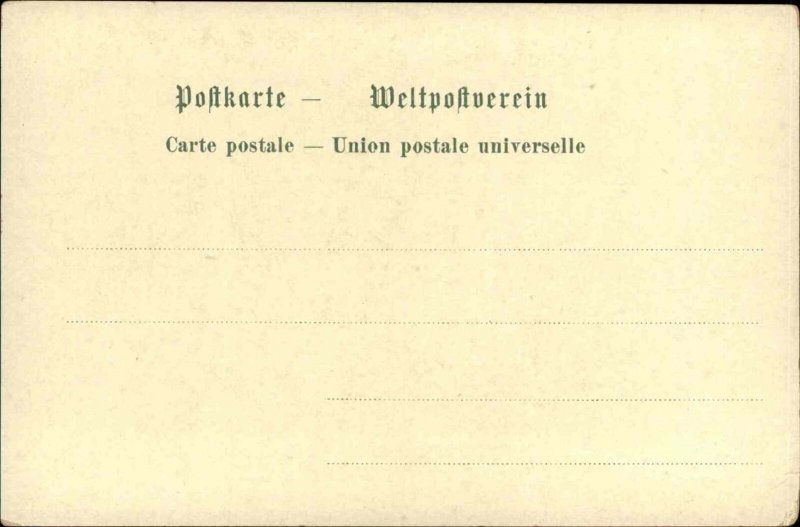 Paul Kohl No. 24 Sachsen-Meiningen Germany Heraldic Shield c1910 Postcard