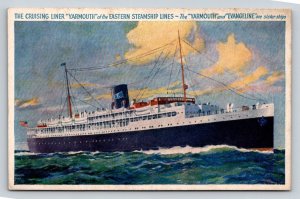Eastern Steamship Lines   Yarmouth & Evangeline     Postcard