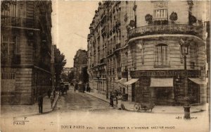 CPA AK PARIS 16e Rue Dufrenoy a l'Avenue Victor Hugo F. FLEURY (379438)