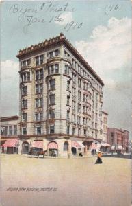 DECATUR ILLINOIS  MILLIKIN BANK BUILDING~ROTOGRAPH POSTCARD 1910