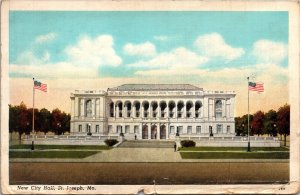 New City Hall St. Joseph MO Postcard PC198